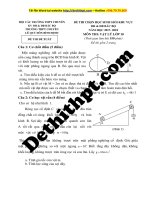 Đề thi học sinh giỏi 2018 môn vật lý   chuyên lê quý đôn, bình định 