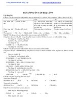 Đề cương ôn tập học kỳ 2 môn hóa học lớp 9 