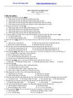 Đề cương ôn tập học kỳ 2 môn lý lớp 6 