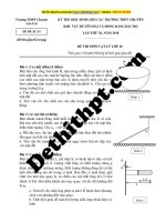 Đề thi học sinh giỏi 2018 môn vật lý   chuyên lào cai 