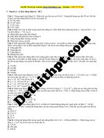  3   mạch LC và dao động điện từ   đề 2 