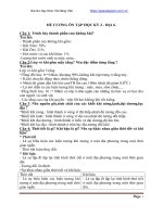 Đề cương ôn tập địa lý lớp 6 học kỳ 2 