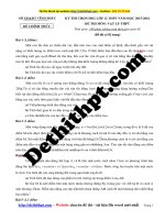 Đề thi HSG môn vật lý lớp 12   hệ không chuyên   sở GDĐT vĩnh phúc   2015 2016   file word có lời giải chi tiết 