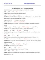 Tài liệu môn hóa lớp 11 bài tập về ankađien tecpen ankin 