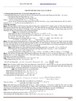 Chuyên đề nội năng môn vật lý lớp 10 