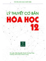 Lý thuyết cơ bản hóa học 12   nguyễn dương tùng 