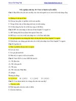 Tài liệu môn sinh lớp 10 bài tập virut và bệnh truyền nhiễm 