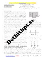 Đề HSG môn vật lý lớp 12 năm học 2013 2014   sở GDĐT hải dương   hệ không chuyên   file word có lời giải chi tiết 