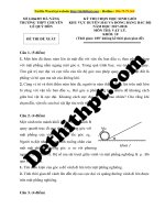 Đề thi học sinh giỏi 2018 môn vật lý   chuyên lê quý đôn, đà nẵng 