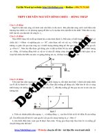 Đề thi olympic vật lý lớp 10   2016 2017   trường THPT chuyên nguyễn đình chiểu   đồng tháp   file word có lời giải chi tiết 
