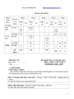 Đề kiểm tra tiếng việt lớp 5 học kì 1 