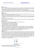 Đề thi học sinh giỏi môn hóa có đáp án 