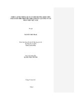 THIẾT LẬP HỆ THỐNG QUẢN LÝ MÔI TRƯỜNG THEO TIÊU CHUẨN ISO 14001:2004COR.1:2009 ÁP DỤNG TẠI CÔNG TY CỔ  PHẦN MDF VIỆT NAM   
