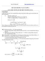 Bài tập chương 5 môn vật lý lớp 11 