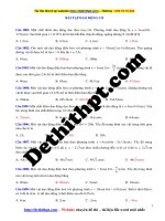 2000 câu hỏi ôn tập chương 1   dao động cơ học   phần 10 (200 câu)   file word có đáp án 