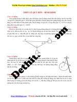 Đề thi olympic vật lý lớp 10   2016 2017   trường THPT chuyên lê quý đôn   bình định   file word có lời giải chi tiết 