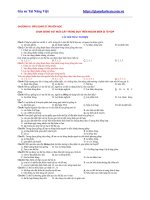 Tài liệu môn sinh bài tập chương 4 ứng dụng di truyền học 