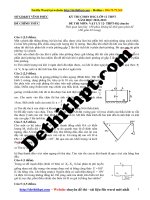 Đề HSG môn vật lý lớp 12 năm học 2012 2013   sở GDĐT vĩnh phúc   vòng 1   hệ chuyên   file word có lời giải chi tiết 