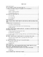 ĐỀ ÁN Phát triển dịch vụ huyện Ba Chẽ giai đoạn 2016 – 2020, định hướng đến năm 2030