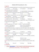 Đề thi thử THPTQG chuyên hưng yên, lần 02   2018, file word, lời giải chi tiết 