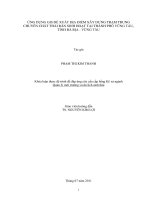 ỨNG DỤNG GIS ĐỀ XUẤT ĐỊA ĐIỂM XÂY DỰNG TRẠM TRUNG CHUYỂN CHẤT THẢI RẮN SINH HOẠT TẠI THÀNH PHỐ VŨNG TÀU,  TỈNH BÀ RỊA  VŨNG TÀU 