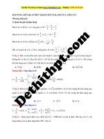 2  bài TOÁN LIÊN QUAN đến MẠCH CHỈ có r, CHỈ có l, CHỈ có c có GIẢI CHI TIẾT 