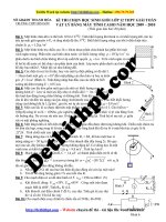 Đề thi HSG casio vật lý lớp 12 năm học 2009 2010   THPT bỉm sơn   thanh hóa   file word có lời giải chi tiết 