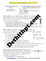 Đề thi HSG môn vật lý bảng b chính thức tỉnh gia lai 2014   2015 