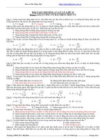 Bài tập chương 4 môn vật lý lớp 12 