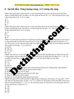  4   sự tắt dần, năng lượng sóng, và cường độ sóng 