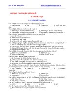 Tài liệu môn sinh lớp 12 bài tập chương 5 di truyền học người 