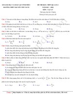 Đề thi thử THPTQG nguyễn viết xuân   vĩnh phúc   lần 02   2018, file word, lời giải chi tiết 