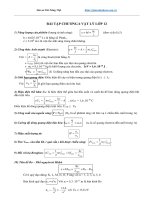 Bài tập chương 6 môn vật lý lớp 12 