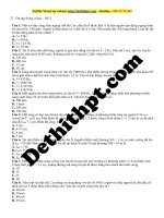 27   ôn tập sóng cơ học   đề 5 