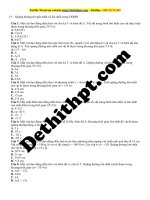 15 – quãng đường đi ngắn nhất và dài nhất trong dđđh 