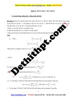 Tổng hợp chương trình ôn tập HSG môn vật lý lớp 10   FIle word có đáp án 