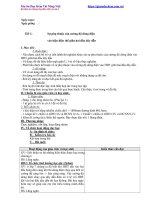 Giáo án giảng dạy môn vật lý lớp 9 