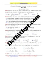Đề kiểm tra học kì i năm 2016 2017 môn vật lý lớp 12   sở GDĐT nam định   file word có lời giải 