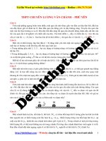 Đề thi olympic vật lý lớp 10   2016 2017   trường THPT chuyên lương văn chánh   phú yên   file word có lời giải chi tiết 