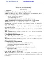 Đề cương ôn tập môn hóa lớp 8 HK1 