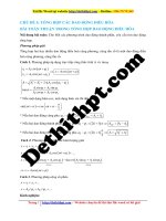 Công phá giải nhanh chủ đề TỔNG hợp các DAO ĐỘNG điều hòa có lời giải chi tiết 