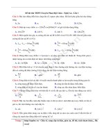 Đề thi thử THPTQG chuyên phan bội châu   nghệ an   lần 01   2018, file word, lời giải chi tiết 