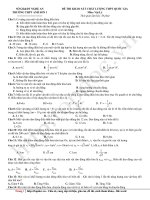 Đề thi thử THPTQG anh sơn   nghệ an   lần 02   2018, file word, lời giải chi tiết 