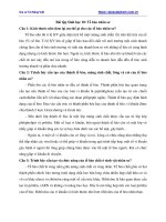 Tài liệu môn sinh lớp 10 bài tập về tế bào nhân sơ 