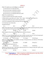 Đề thi thử THPTQG megabook, số 13   2018, file word, lời giải chi tiết 