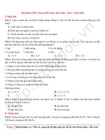 16  đề thi thử THPTQG năm 2018   môn sinh học   THPT chuyên bắc ninh   bắc ninh   lần 1   file word có lời giải chi tiết 