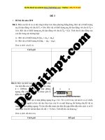 Giải toán vật lý bằng máy tính cầm tay đề 3 