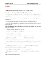 Đề thi kiểm tra học kỳ 1 môn sinh lớp 12 