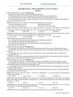 Đề kiểm tra 1 tiết chương 4 môn vật lý lớp 11 