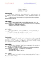 Đề thi HSG sinh học lớp 9 mới nhất 